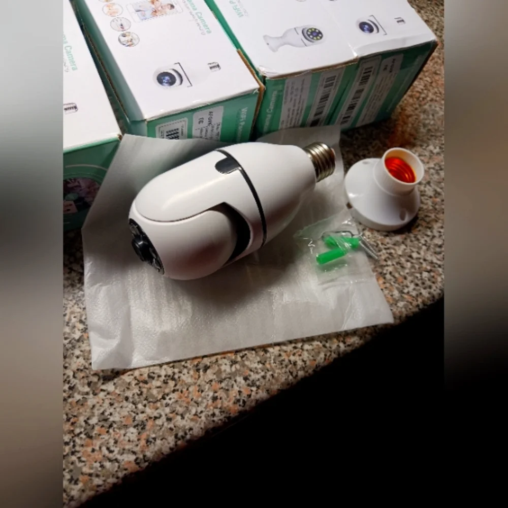 1pc HD 1080P Wifi E27 Light Bulb Camera.